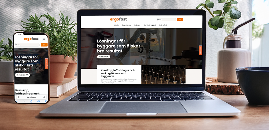 ergofast.se på två enheter